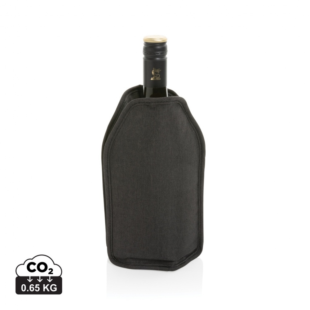 Logo trade advertising products picture of: Vino AWARE™ RPET wine cooler sleeve