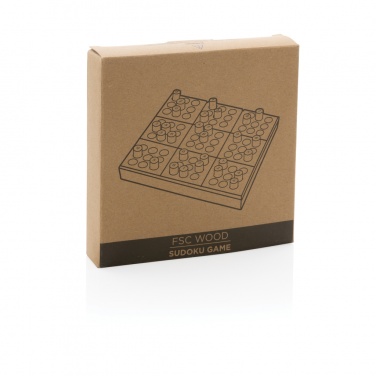 Logotrade business gift image of: Wooden Sudoku game