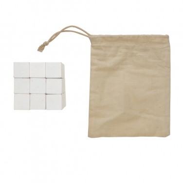 Logo trade promotional products picture of: Wooden brain game in canvas pouch