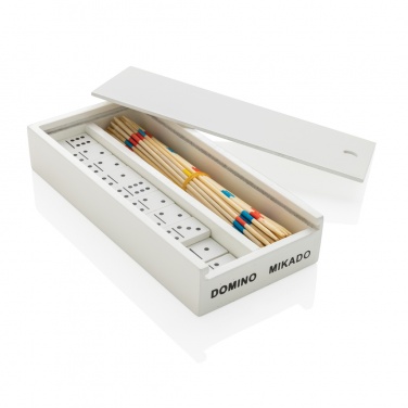 Logotrade business gift image of: Deluxe mikado/domino in wooden box