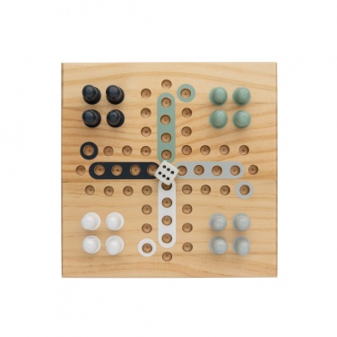 Logo trade promotional gifts image of: Claire wooden Ludo game