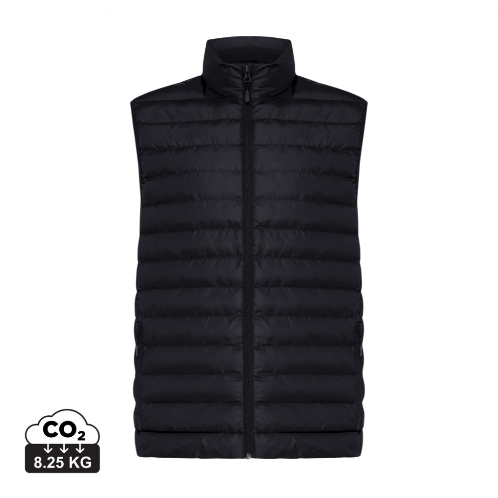 Logo trade promotional item photo of: Iqoniq Meru men recycled polyester bodywarmer