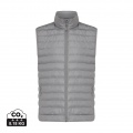 Iqoniq Meru men recycled polyester bodywarmer, silver grey