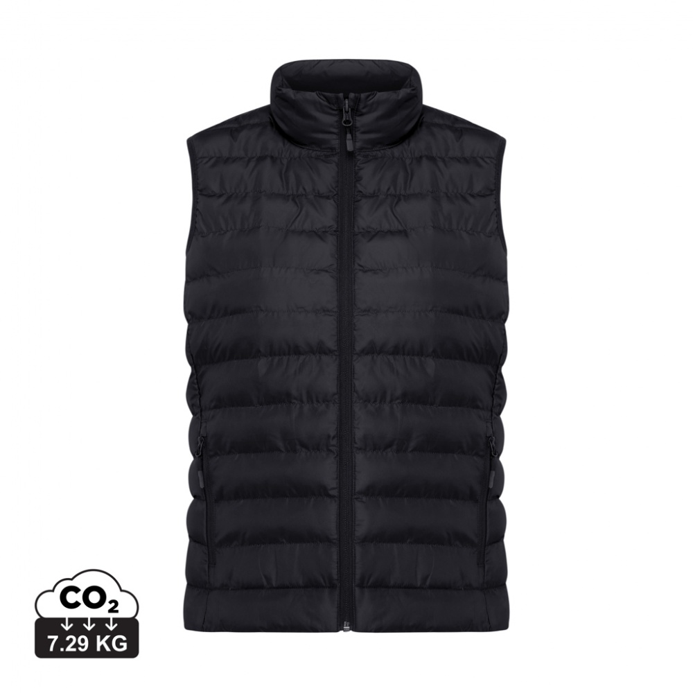 Logo trade advertising products image of: Iqoniq Meru women recycled polyester bodywarmer