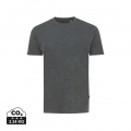 Iqoniq Manuel recycled cotton t-shirt undyed, heather anthracite