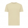 Iqoniq Sierra lightweight recycled cotton t-shirt, cream yellow