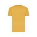 Iqoniq Brett recycled cotton t-shirt, ochre yellow