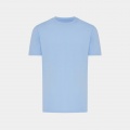 Iqoniq Brett recycled cotton t-shirt, sky blue