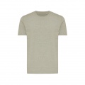 Iqoniq Brett recycled cotton t-shirt, light heather green