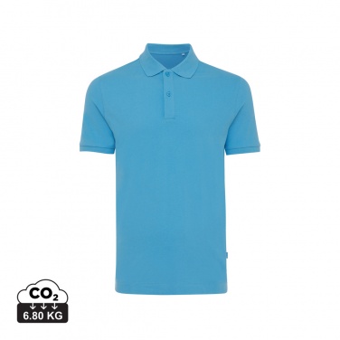 Logo trade promotional giveaway photo of: Iqoniq Yosemite recycled cotton pique polo