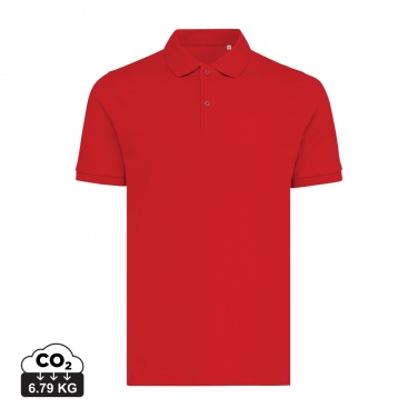 Logo trade promotional giveaways image of: Iqoniq Yosemite recycled cotton pique polo