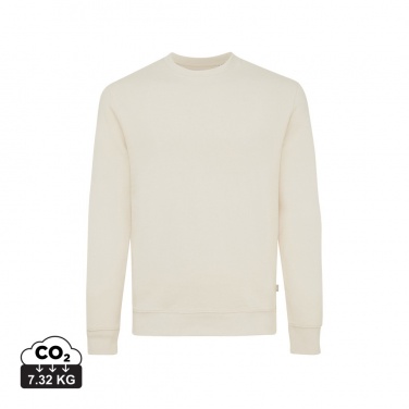 Logo trade promotional items image of: Iqoniq Denali recycled cotton crew neck undyed