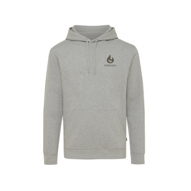 Logo trade promotional merchandise photo of: Iqoniq Torres recycled cotton hoodie undyed