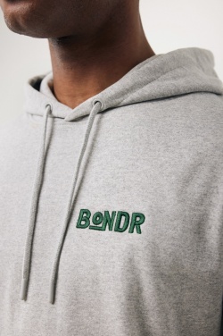 Logo trade promotional giveaway photo of: Iqoniq Torres recycled cotton hoodie undyed