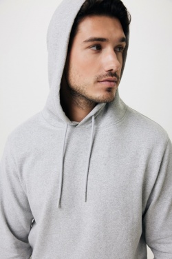 Logo trade promotional merchandise photo of: Iqoniq Torres recycled cotton hoodie undyed