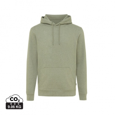 Logo trade promotional merchandise picture of: Iqoniq Torres recycled cotton hoodie undyed