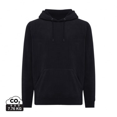 Logo trade promotional giveaways picture of: Iqoniq Trivor recycled polyester microfleece hoodie