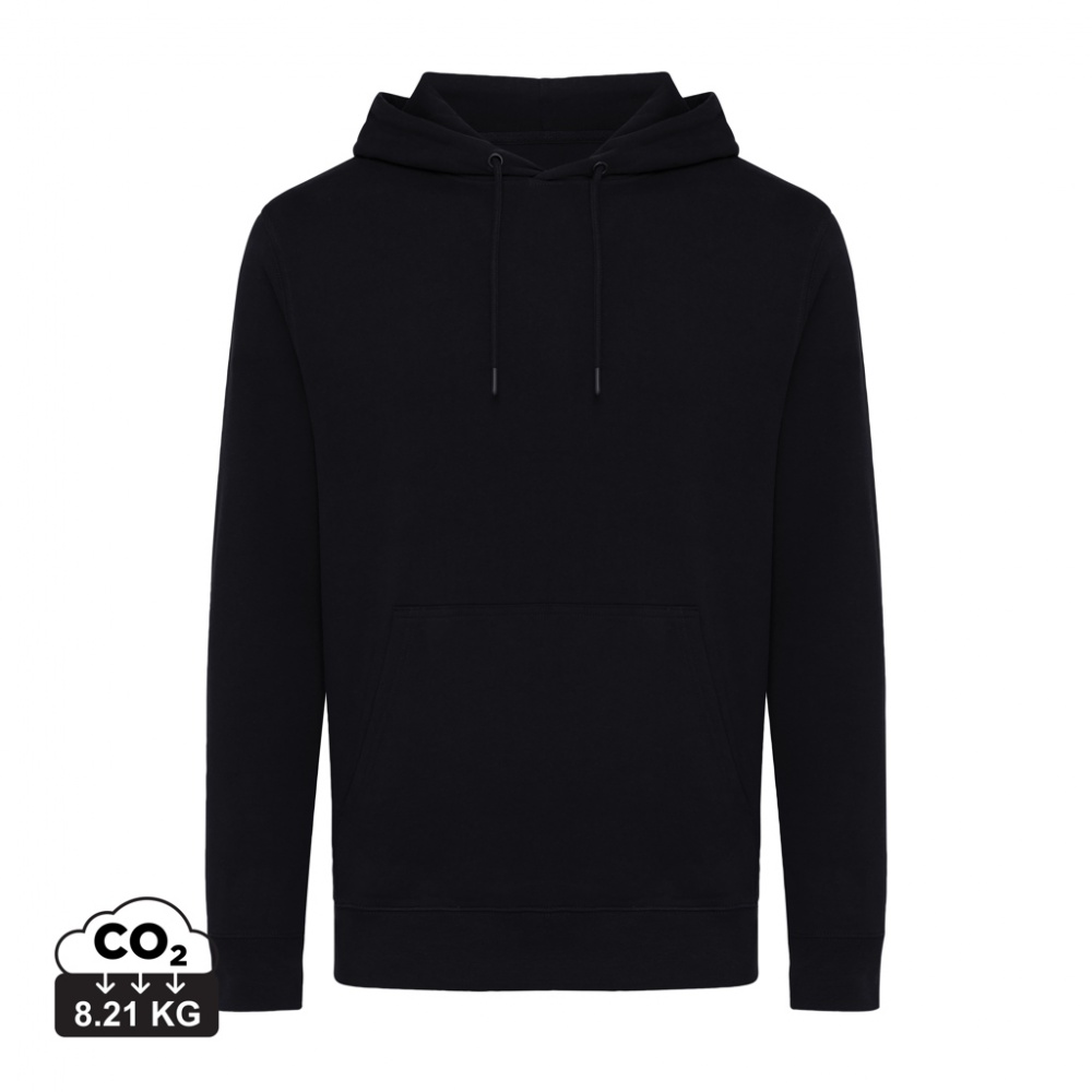 Logotrade promotional giveaway image of: Iqoniq Rila lightweight recycled cotton hoodie