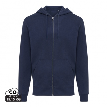 Logotrade promotional giveaway image of: Iqoniq Abisko recycled cotton zip through hoodie