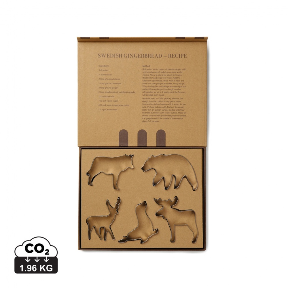 Logotrade advertising product image of: VINGA Nordic big 5 cookie cutter 5-piece set