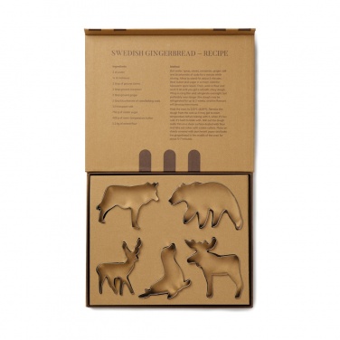 Logo trade corporate gifts image of: VINGA Nordic big 5 cookie cutter 5-piece set