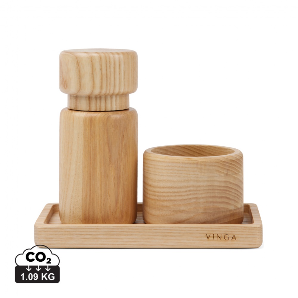 Logo trade promotional giveaways picture of: VINGA Retro salt & pepper set