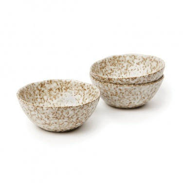 Logo trade promotional items image of: VINGA Nuvem stoneware mini bowl, 3 pcs set