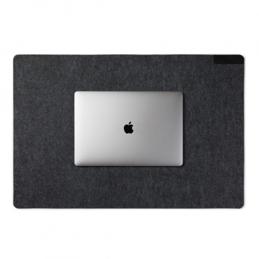 Logotrade promotional item picture of: VINGA Albon GRS recycled felt desk pad