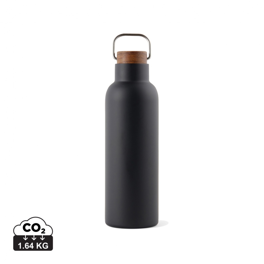 Logo trade promotional item photo of: VINGA Ciro RCS recycled vacuum bottle 800ml