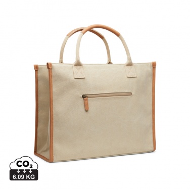 Logotrade promotional giveaway picture of: VINGA Bosler RCS recycled canvas office tote