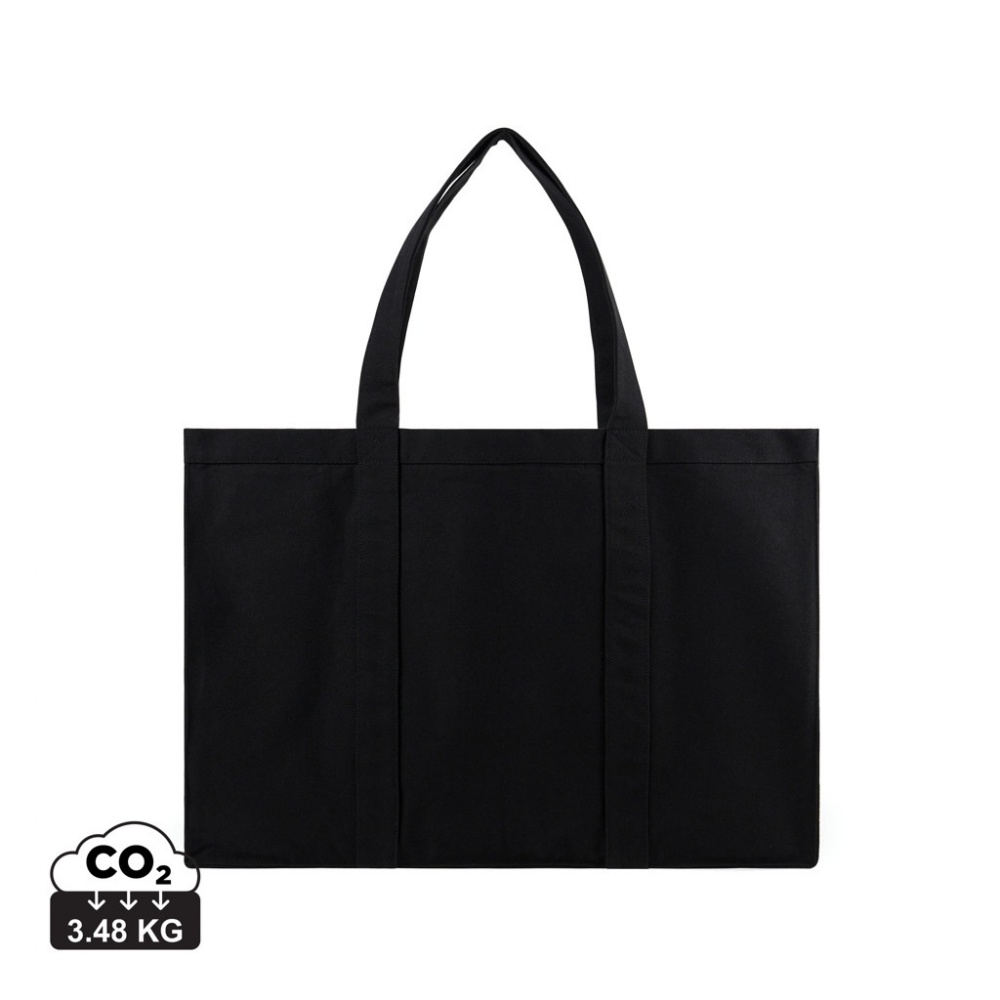 Logo trade promotional gifts image of: VINGA Hilo AWARE™ recycled canvas maxi tote bag