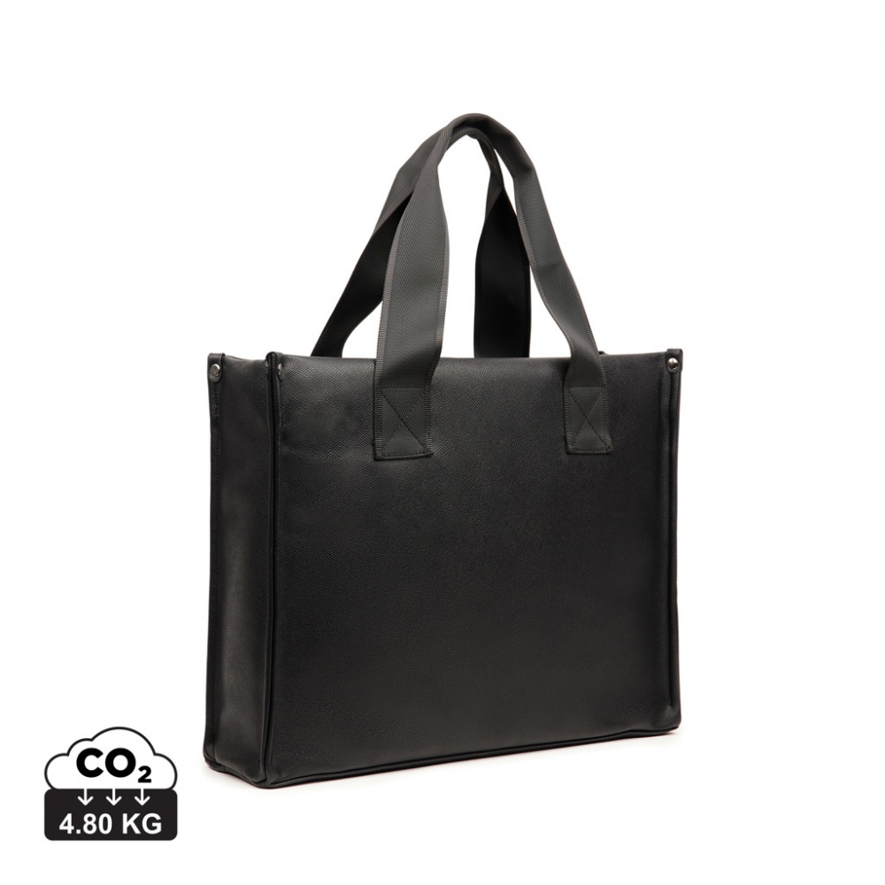 Logo trade corporate gift photo of: VINGA Bermond RCS recycled PU tote bag