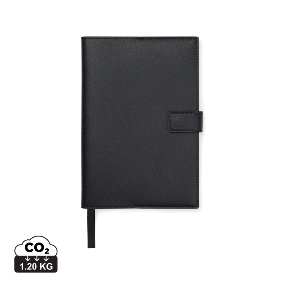 Logo trade promotional products picture of: VINGA Timo PU RCS RPET notebook