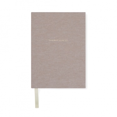 Logo trade corporate gifts image of: VINGA Thankfulness GRS recycled paper journal