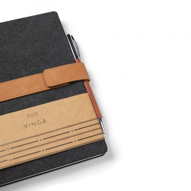 Logotrade promotional gift picture of: VINGA Bosler RCS recycled paper notebook