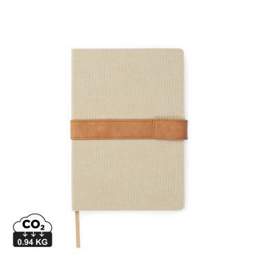 Logotrade promotional item picture of: VINGA Bosler RCS recycled paper notebook