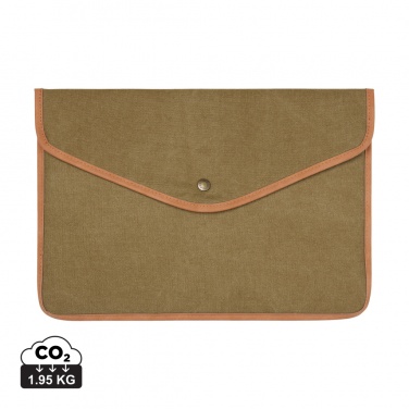 Logotrade advertising product image of: VINGA Bosler GRS recycled canvas 16" laptop sleeve