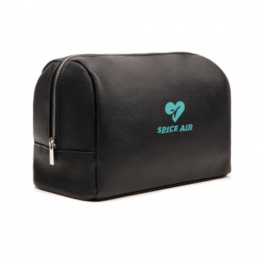 Logo trade promotional items image of: VINGA Bermond RCS recycled PU toiletry bag