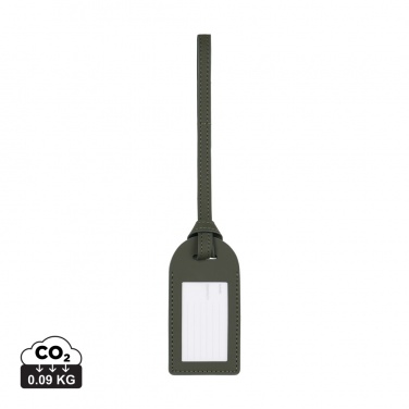 Logo trade corporate gifts picture of: VINGA Baltimore RCS recycled polyester luggage tag