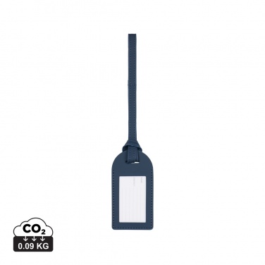 Logotrade promotional gift picture of: VINGA Baltimore RCS recycled polyester luggage tag