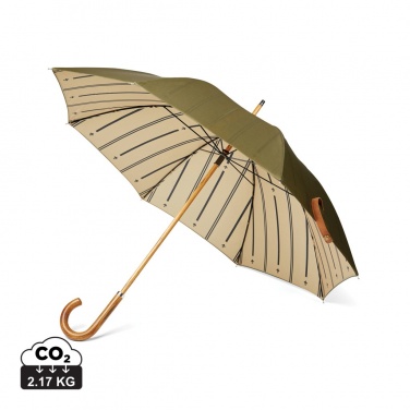 Logo trade promotional merchandise image of: VINGA Bosler AWARE™ recycled pet 23" umbrella