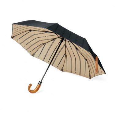 Logotrade advertising product image of: VINGA Bosler AWARE™ recycled pet 21" foldable umbrella