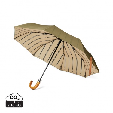 Logotrade promotional merchandise photo of: VINGA Bosler AWARE™ recycled pet 21" foldable umbrella