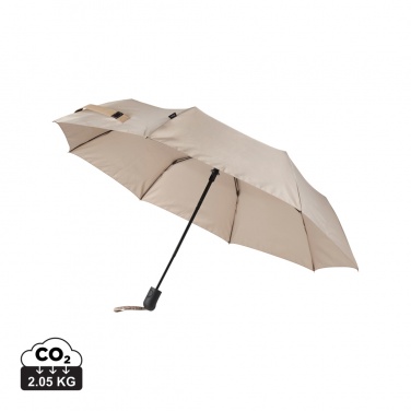 Logo trade advertising product photo of: VINGA Baltimore AWARE™ RPET 21" umbrella