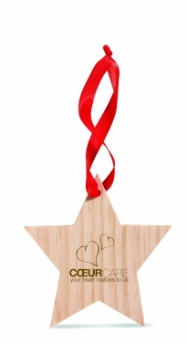 Logotrade promotional products photo of: Star shaped hanger