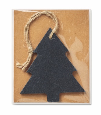 Logotrade corporate gift image of: Slate xmas hanger tree