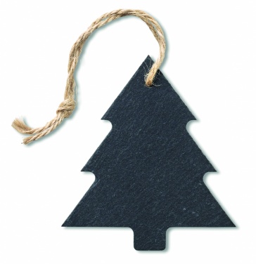 Logo trade promotional gifts picture of: Slate xmas hanger tree