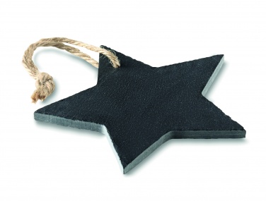 Logotrade advertising product image of: Slate xmas hanger star