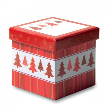 Logo trade promotional giveaways image of: Christmas bauble in gift box