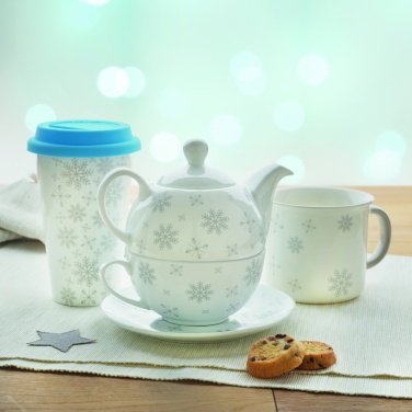 Logo trade promotional items image of: Christmas tea set